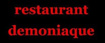 restaurant demoniaque